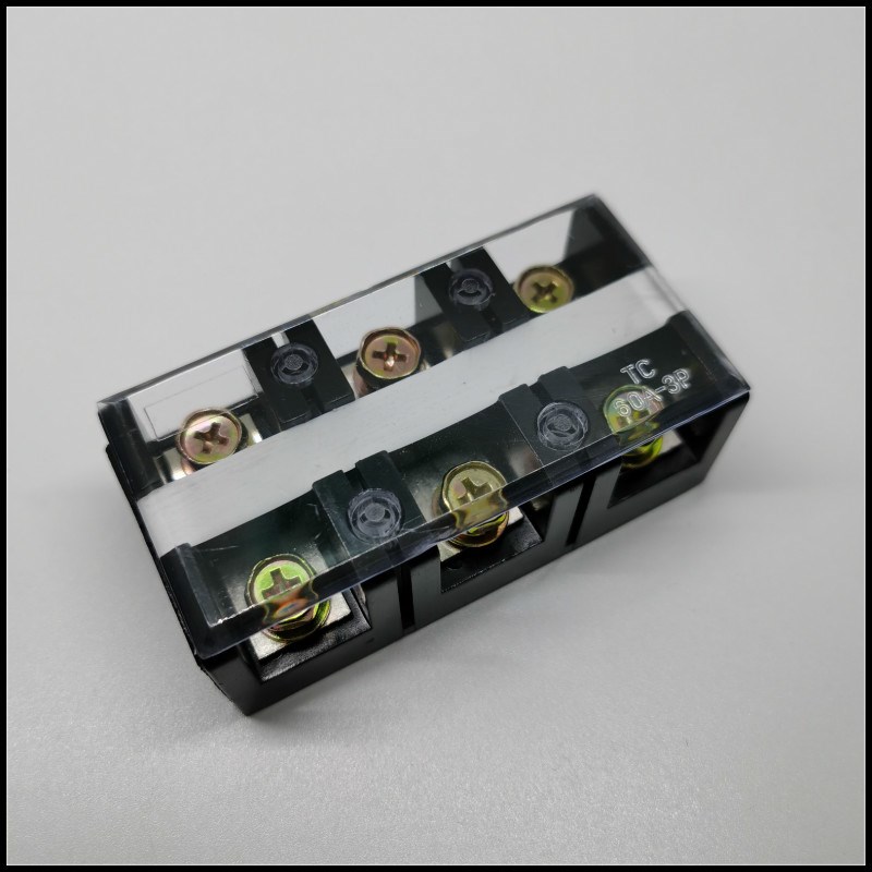 接线端子 接线柱 TC 60A 3节 600V 3P 全铜