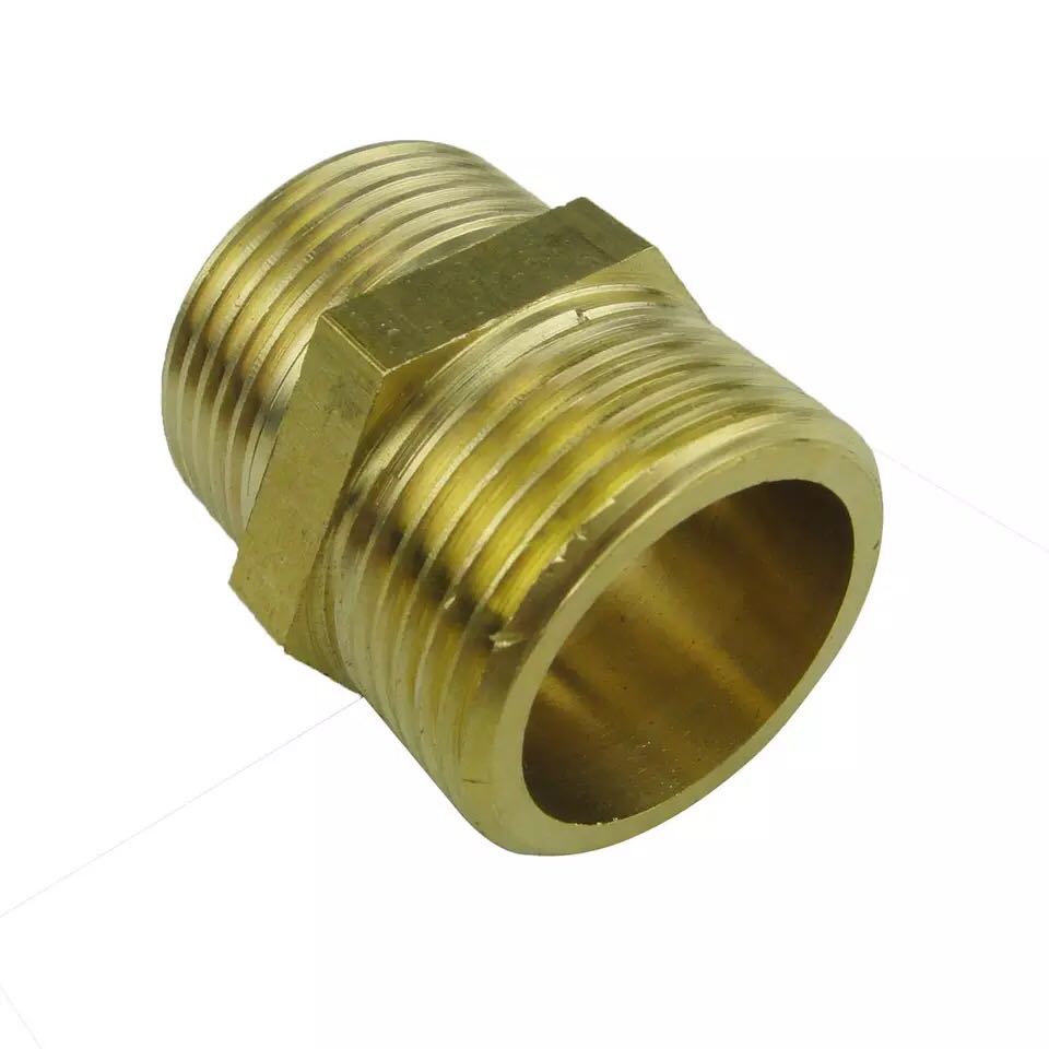 铜外丝直接对丝双外丝铜接头配件加厚管件水管铜接头五金