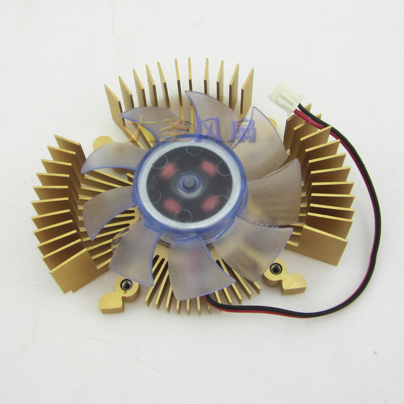 43*43mm 4.3*4.3CM孔距显卡散热器 扇叶6.5CM