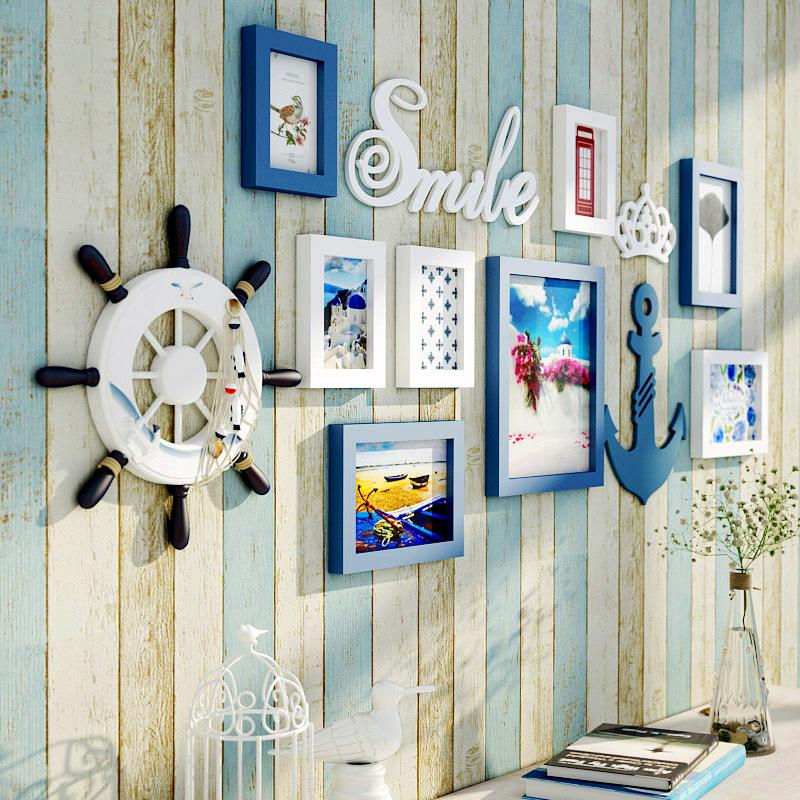 包邮科尔托纳实木相框照片墙/相框墙/相框组合