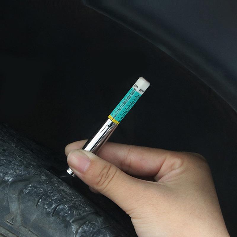 轮胎花纹深度尺0-25mm轮胎深度仪花纹尺胎纹尺胎纹笔 PC-3624/5