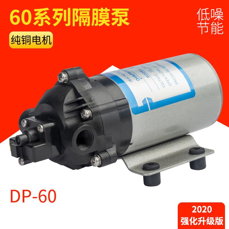 厂家微型高压隔膜泵DP-6012V扫路车喷水泵美容仪器808直流电动泵