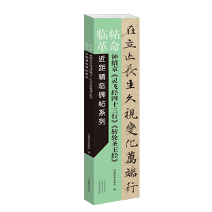 正版新书 临帖  ——近距精临碑帖系列 钟绍京《灵飞经四十三行》《    经》 河南美术出版社有限公司 河南美术出版社
