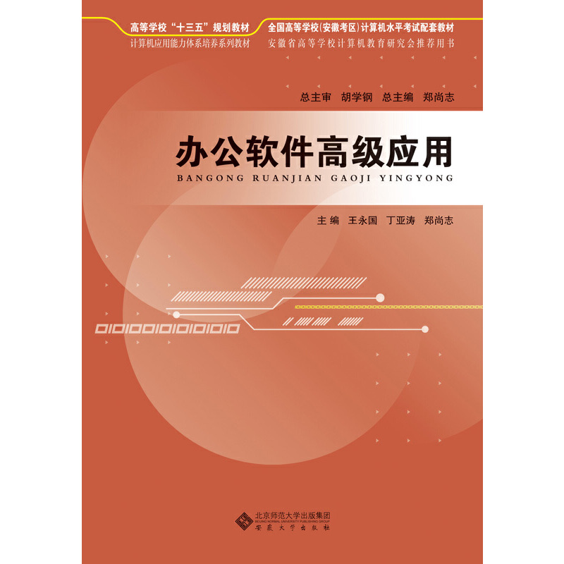 正版新书 办公软件高级应用(附光盘计算机应用能力体系培养系列教材高等学校十三五规划教材) 王永国，丁亚涛，郑尚志　总主编