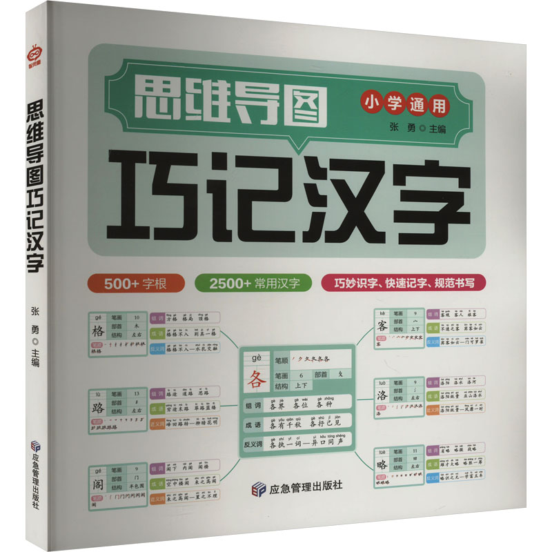 正版新书 思维导图巧记汉字 张勇 编 应急管理出版社