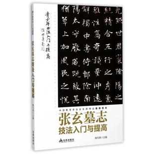 正版新书 张玄墓志技法入门与提高/青少年书法入门与提高 雅风斋 金盾