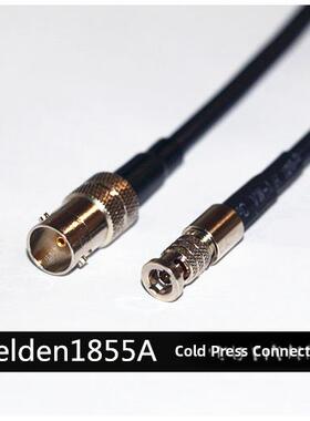 高清线HD BNC转SDI BNC belden1855A 迷你mini-BNC小Q4公头连接线