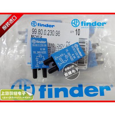 全新原装进口finder/芬德 99.80.0.230.98 二极管指示灯底座配套