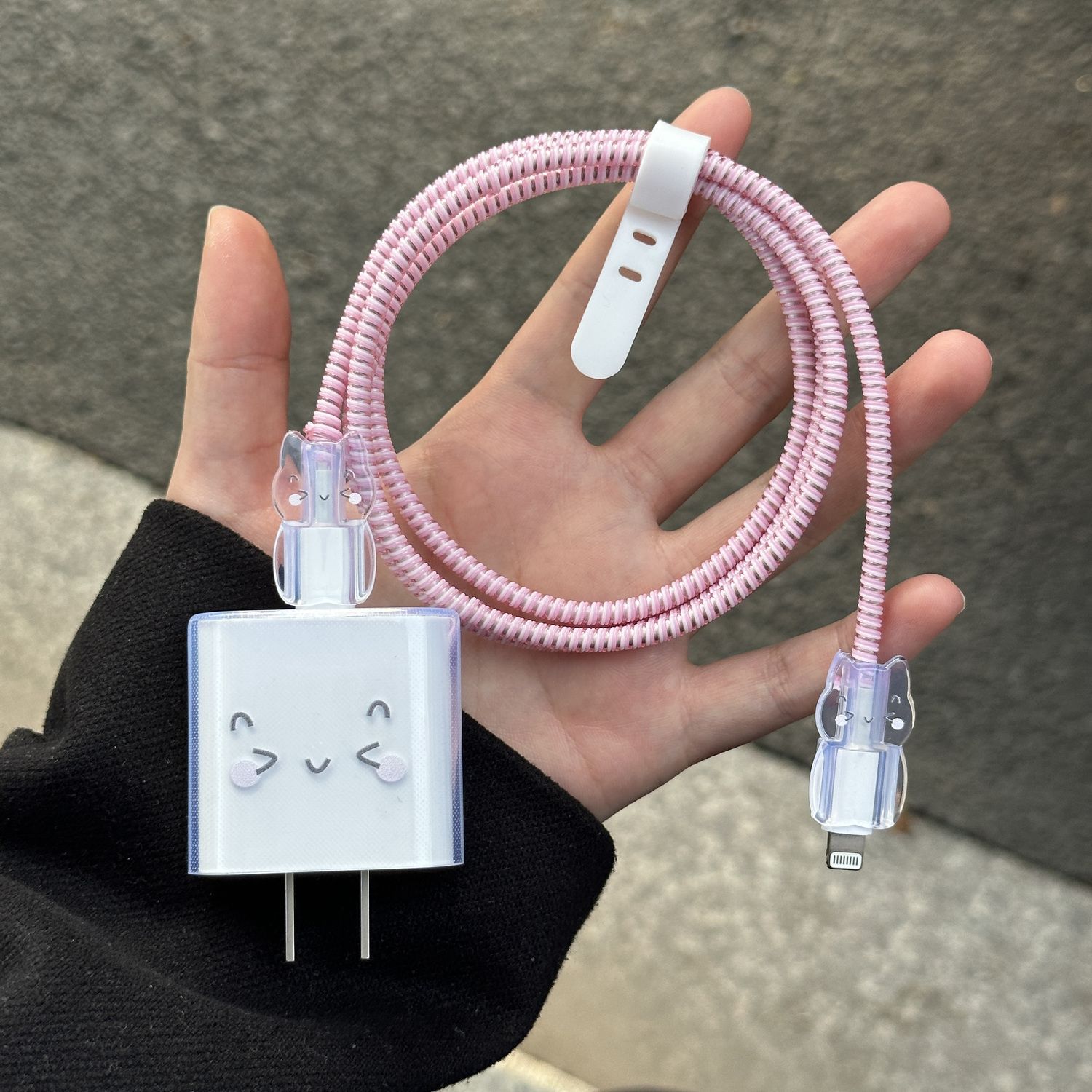 数据线保护套20w适用苹果15promax充电头16防摔软壳14 13防折断12