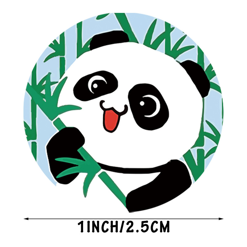 儿童奖励贴纸贴画纸表扬贴标签贴幼儿园动物圆形卡通装饰不干胶图片