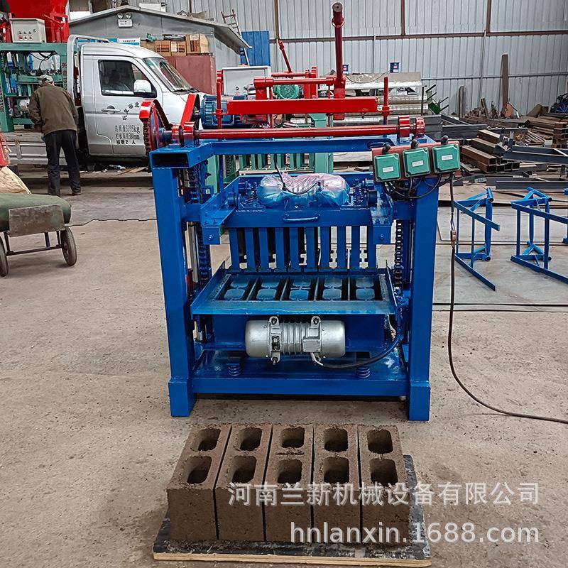 厂家供应免烧空心制砖机小型面包六角砖头机械4-35水泥空心砖机