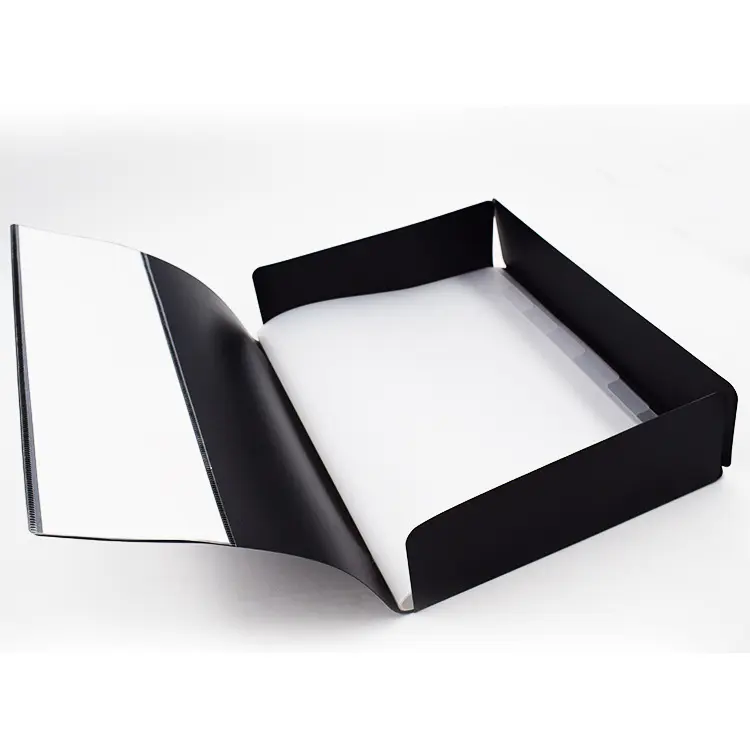 pp文件夹文件分类学生资料档案袋l形a4文件夹档案夹