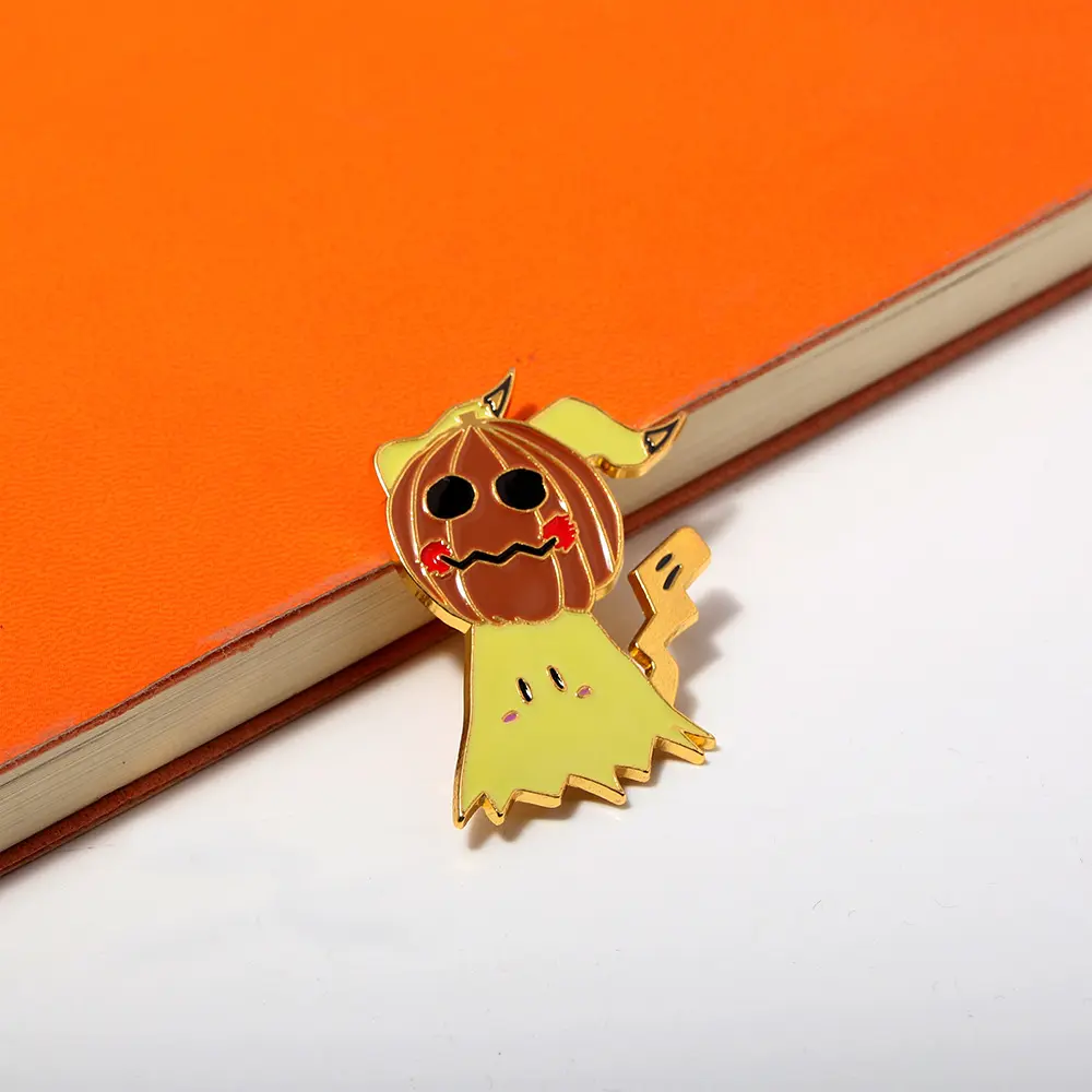 动漫宝可梦万圣节南瓜胸针卡通幽灵