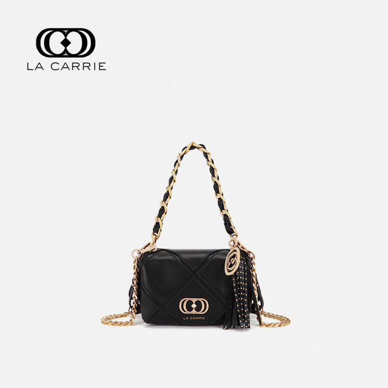 意大利La Carrie国际轻奢品牌女包真皮小方包单肩斜挎手拎包mini