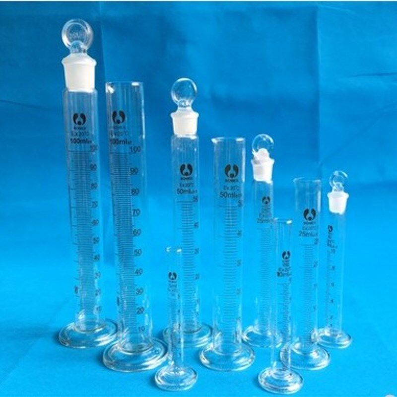玻璃具塞量筒10ml25ml50ml100ml 刻度量筒工业检测实验室