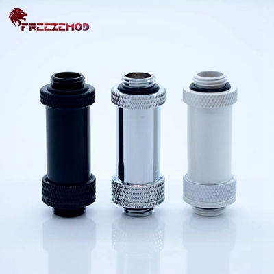 FREEZEMOD显卡SLI水冷延长伸缩接头SSJT-41双G1/4外螺纹(41-69MM)