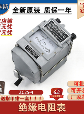 数字绝缘电阻测试仪ZC25-4高精度高压检测兆欧表1000V1000MΩ配件