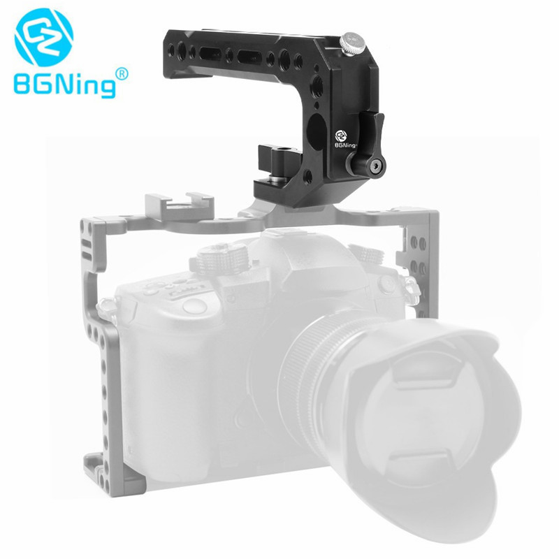 BGNing单反相机微单兔笼通用型手柄提壶阿莱孔4位冷靴多功能拓展