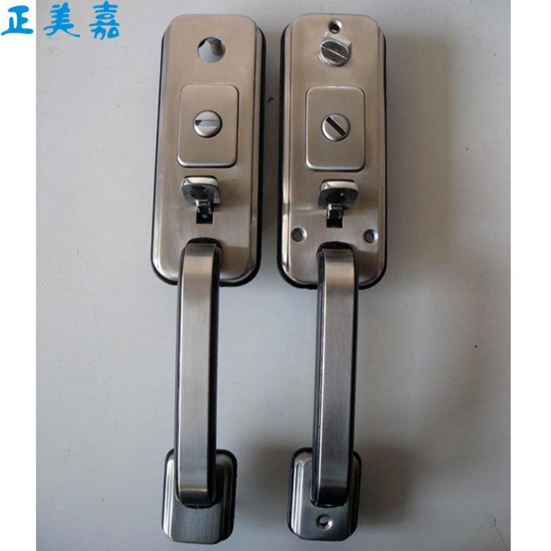 防盗门拉手 鸿利牌HOOPLY 大把手(拉手)正品 双锁芯