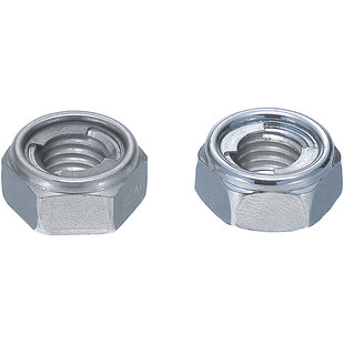 M10 正辰不锈钢304金属锁紧螺母国标钢片六角螺母M4 M12