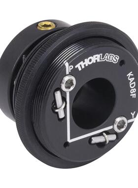 Thorlabs索雷博KAD8F/KAD11F/KAD12F可调俯仰/偏转转接件SM1螺纹