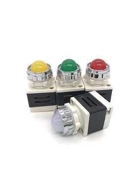 庄银AD11-25/40-1G指示信号灯电源开关24V AC220V AC380V红绿黄白
