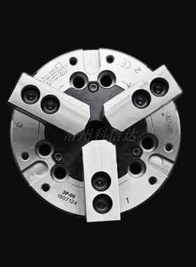 三爪高速动力夹头中实液压卡盘3P-04053P-0608 3P-10 3P-12 3P-15