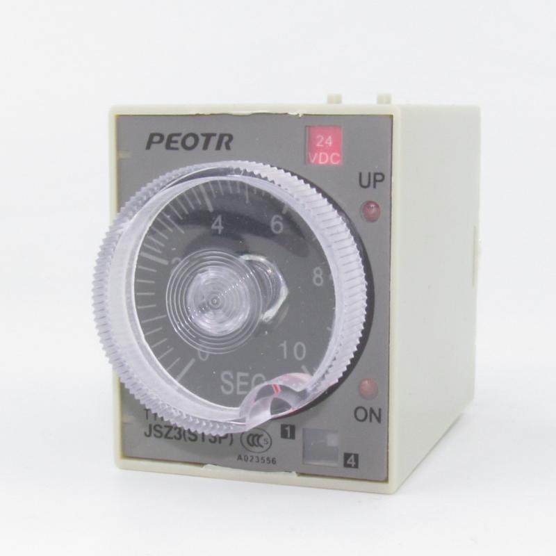 普正 JSZ3 时间继电器 ST3P A-E 通电延时 时间控制器 各电压