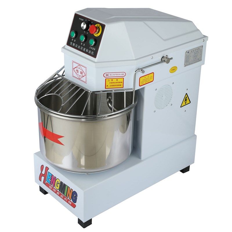 恒明和面机商用20升双动双速活面机全自动揉面机面粉搅拌机20L