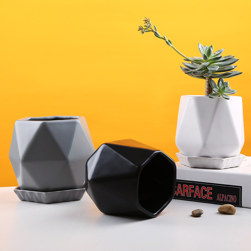 欧式花盆陶瓷简约创意个性绿植清仓特价带托盘家用多肉小盆批,橡塑材料及制品,塑料盒/塑料箱/塑料柜,淘宝优惠券,粉丝福利购,淘宝优惠卷