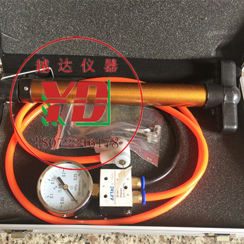 越达隧道防水板焊缝气密性检测仪 简易气密性试验仪 气密性试验仪