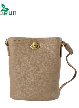 14单肩手机包夏季新款时尚纯色金属扣单肩包真皮百搭斜挎手机包