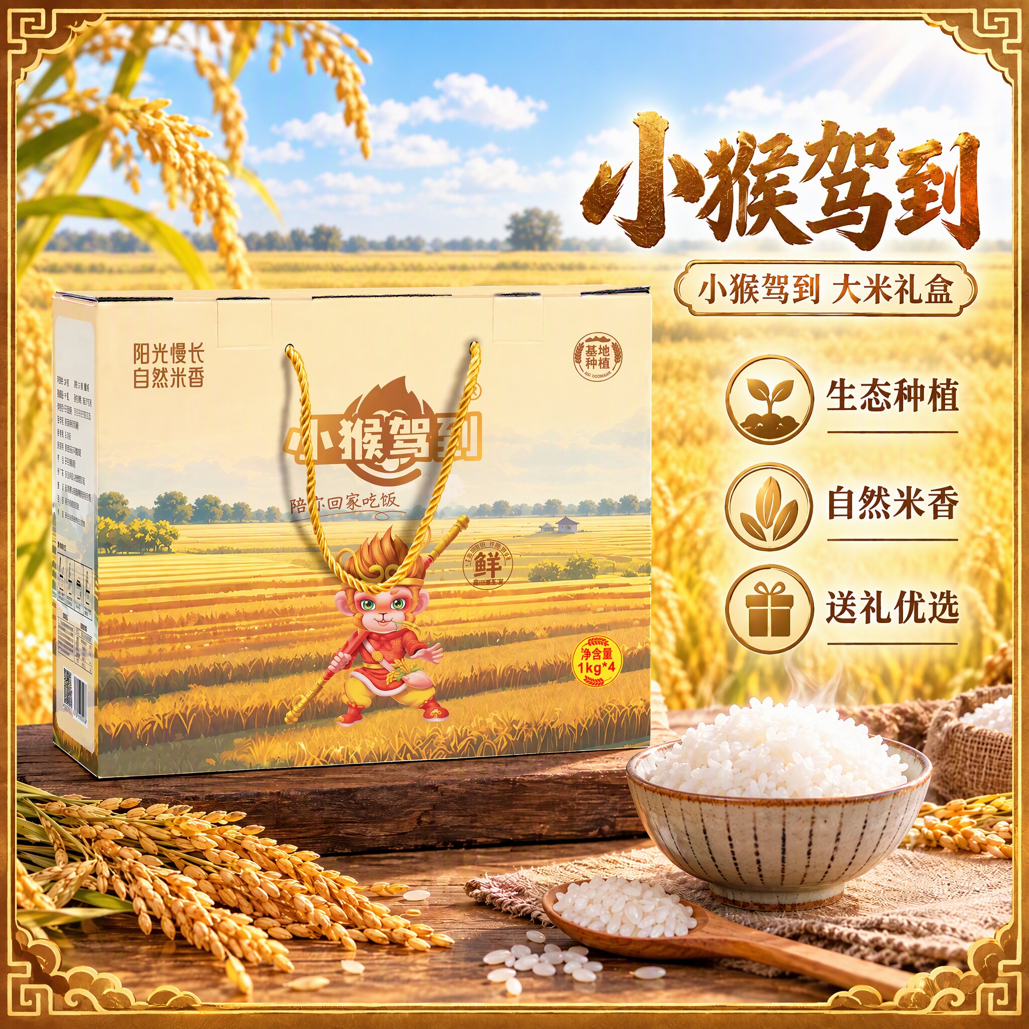 贤人贡米江苏南粳礼盒装