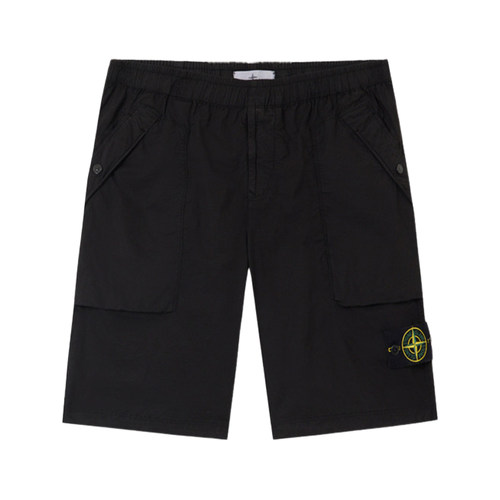 STONE ISLAND 石头岛  男士经典徽纯色松紧五分裤休闲短裤