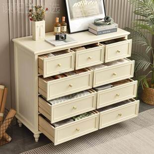 Bw2美柜式 斗柜收纳五轻六奢储物TUF柜抽屉柜斗柜卧室收纳柜实木现