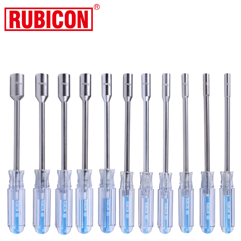 罗宾汉套筒螺丝刀外六角螺丝批单支套筒扳手螺帽起子600-5mm~14mm