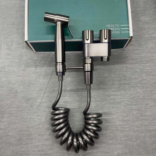 不锈钢喷接水龙头生妇洗器出口卫BLY间马桶增压枪高冲所厕淋浴伴