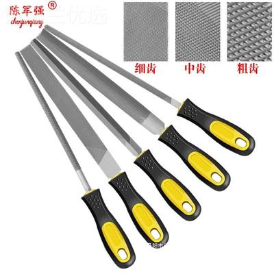 木工锉刀带钢工锉不锈钢金矬柄WIO子平扁三角多属规格打磨铁器具