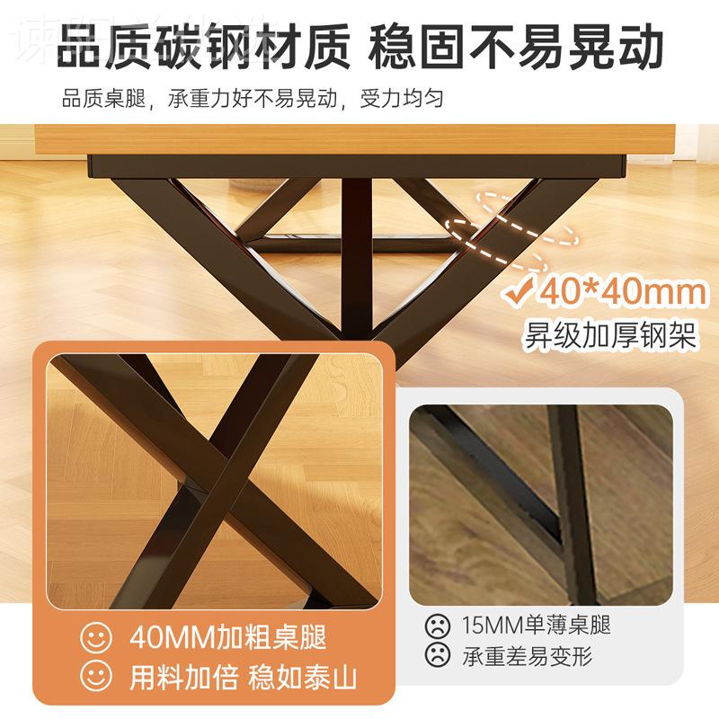 餐桌小户型现代简约吃饭桌子用YRA工业风家酒吧铁艺用饭店商餐桌