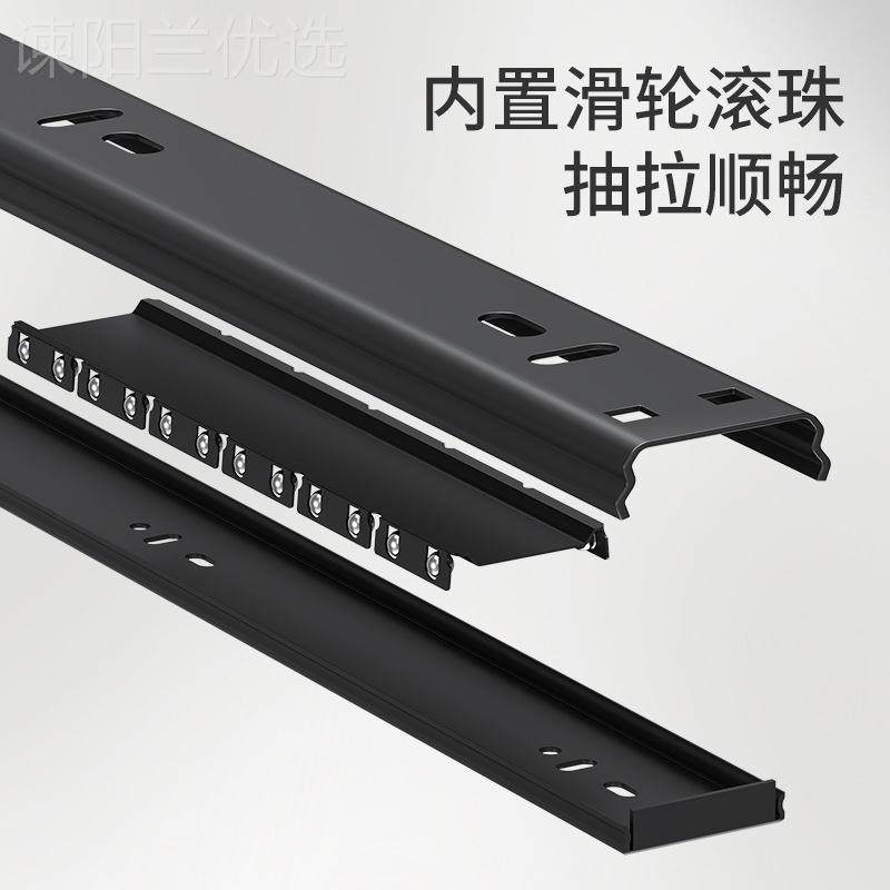 厨房可伸缩柜内抽置物OY-HS-20篮架放碗碟锅具屉拉储橱物盒篮抽拉