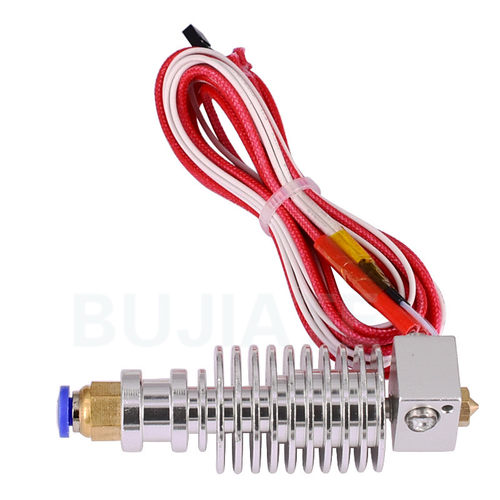 3D打印机配件 J-head金属挤出头E3D V5挤出机喷头远近程1.75 /3mm