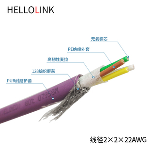 Canopen通讯电缆DeviceNet通讯屏蔽Canopen通信线CAN电缆