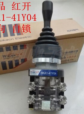 红开十字防水主令开关 十字开关四向 自锁 HKA1-41Y04 孔30MM 4向