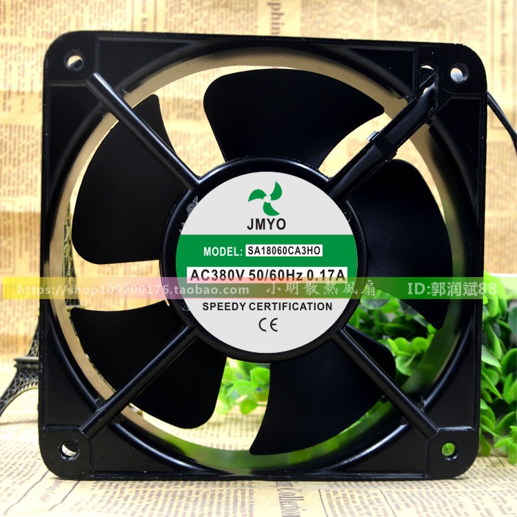 全新JMYO SA18060CA3HO 380V 电箱 三相频器电柜耐高温散风扇18CM