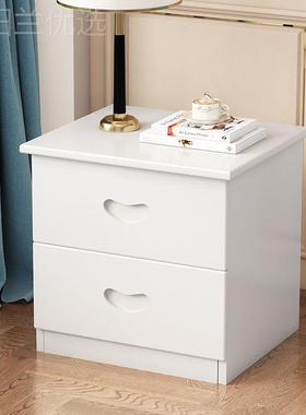 床柜实松木简约现LZA代收纳头储物柜木子斗柜卧室置物柜特简易边