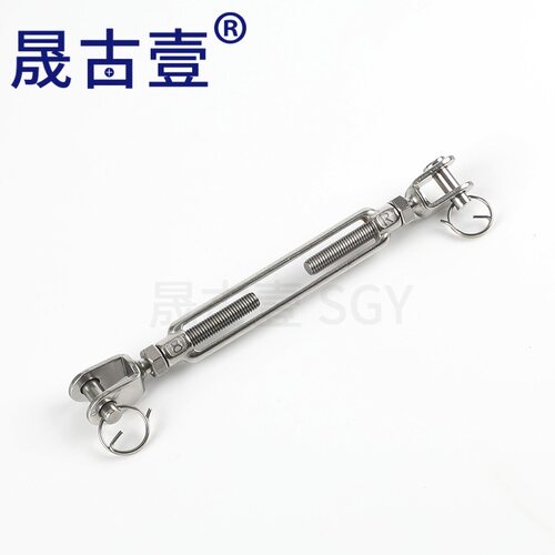 M5M6M8M10M12 304不锈钢花篮螺丝钢丝绳拉收紧器紧绳UU型/CU/OU型