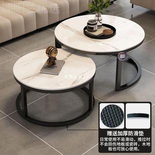 形茶几ALX客厅家小用轻奢简约现代感户型钢出租圆房用化玻璃桌子