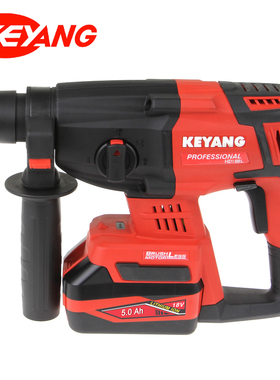 锂电无刷电锤KEYANG/启洋电机 HD18BL20V三功能充电电锤电冲击钻