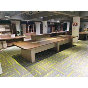 办公桌会桌议桌长桌约现简代大型板式 JHI培训长方形条桌长办公桌