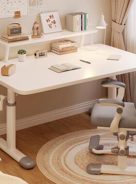 手摇升降桌子办公调桌学40832习桌可节房儿童椅套装书高档书桌桌